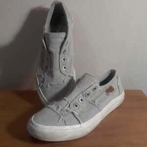 Blowfish womens play sneakers gray